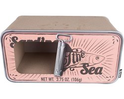 District 70 SARDINE - Design Krabmeubel van gerecycled karton - 60 x 30 x 30 cm - Roze