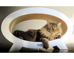 Duurzame Kattenkrabplank en Krabton - Elliptische Krabmat voor Ontspanning en Spelen - Geschikt voor Elke Kat