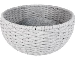 Duvo+ Kattenmand Oyster mand rond in katoentouw Grijs 45x45x23cm