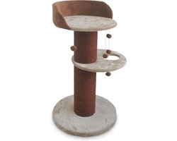 Duvo+ Krabpaal Gabriel Beige 60 x 60 x 102 cm - Kat