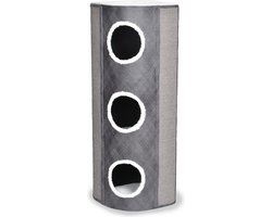 Duvo+ Krabton Berta - Maat L - Grijs/Wit - 42x42x120cm