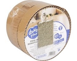 Duvoplus - Krabpaal - Kat - Fidgi Vervangkrabkarton 3st - 16x16x3,5cm - 3st