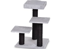 Duvoplus - Krabpaal - Kat - Krabpaal Alice 40x40x56cm Grijs/zwart - 1st