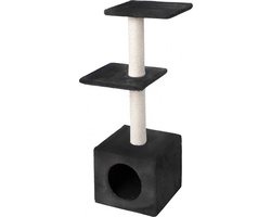 Ebi Classic Palazzo - Krabpaal - Zwart - 30 x 30 x 90 cm