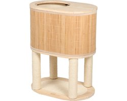 Ebi - Krabpaal - Kat - Krabpaal Bamboe Tori 75 59x39x76cm Beige - 1st