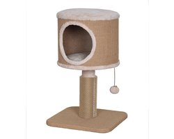 Ebi - Krabpaal - Kat - Krabpaal Trend Anise 38x38x60,5cm Bruin - 1st