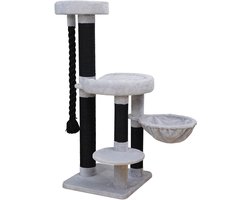 EBI Krabpaal Nairobi Grijs/Zwart 60 x 60 x 154 cm - Kat