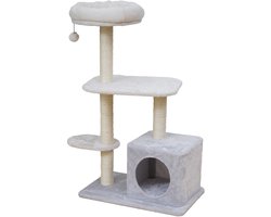 EBI Krabpaal Salinas Grijs 58 x 38 x 97 cm - Kat