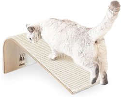 Elegante Krabplank voor Katten van Hout met Natuurlijk Sisal, 38x23 cm