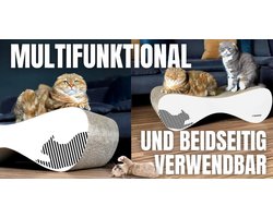 Extra Grote Krabplank en Ligstoel voor Katten - Duurzaam en Sterk