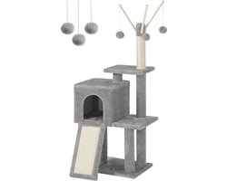 FEANDREA Krabpaal - Kattenboom 118cm - Kattenmand & Kattenspeeltjes