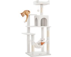 Krabpaal: Feandrea - Krabpaal - Kattenboom - Meerdere Verdiepingen - 4 Krabpalen - Hangmat en Huisje