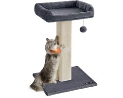 Krabpaal: Feandrea - Krabpaal - Kattenboom - Pluche Platform - Sisal Krabzuil - Inclusief Speelbal