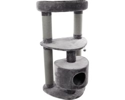 Flamingo Cory - Krabpaal Katten - Krabpaal Cory Grijs 80x71x144cm - 1st - 134308 - 1st