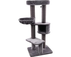 Flamingo Eiko - Krabpaal Katten - Krabpaal Eiko Grijs 100x73,5x164cm - 1st - 134364 - 1st