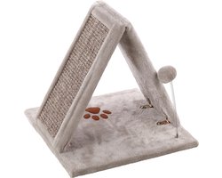 Flamingo Greta - Krabplank Katten - Krabplank Greta Grijs Driehoek 40x40x38cm - 1st - 127365 - 1st