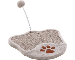 Flamingo Greta - Krabplank Katten - Krabplank Greta Grijs Pootvorm 34,5x34,5x23,5cm - 1st - 127369 - 1st
