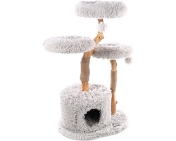 Flamingo Hina - Krabpaal Katten - Krabpaal Hina Wit 80x44,5x100cm - 1st - 134320 - 1st