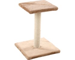Flamingo Katten Krabpaal Jannu   - 29 x 29 x 40 cm - Beige