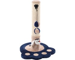 Flamingo Katten Krabpaal Viva 2 - 37 x 37 x 49 cm - blauw