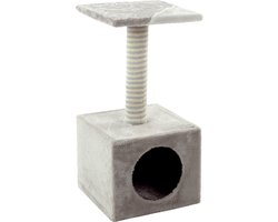FLAMINGO-Kattenkrabpaal-Cary-30x30x61-cm-grijs