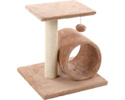 Flamingo krabpaal Binky beige - 38 x 38 x 40cm