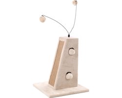 Flamingo - Krabpaal Sno 4 - Crème - 35 x 35 x 68 cm