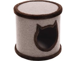 Krabton: Flamingo - Krabton barrel Omar - Bruin - 42 x 42 x 40 cm