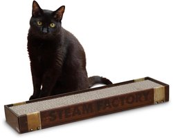 Golfkartonnen Krabpaal voor Volwassen Katten, Dubbelzijdig, Antislip, 48 x 12,5 x 5 cm