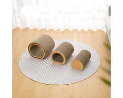 Grot kat krabber karton-3 in 1 kat krabber kartonnen lounge bed recycle - golfkat krabber karton duurzaam karton - voorkomt schade aan meubels voor binnenkatten (1)