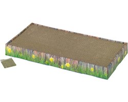 Grote Kartonnen Krabplank voor Katten - Nagels Verzorgen en Meubels Sparen