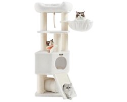 Grote Kattenboom met Hangmat en Krabplank - 50 x 50 x 141 cm