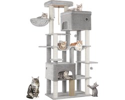 Grote Kattenboom XXL met Meerdere Niveaus en Hangmatten voor Katten