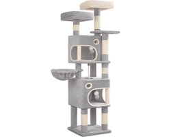 Grote Krabpaal met 7 Niveaus, Kattenboom met Holtes en Uitzichtplatforms