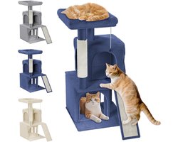 Grote Krabpaal met Cave en Platformen - Klimboom voor Katten van 93 cm