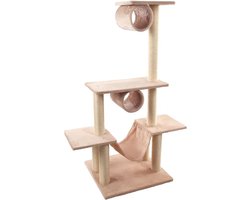 Grote Krabpaal met Platformen en Rustplekken voor Katten, 103 x 57 x 141 cm