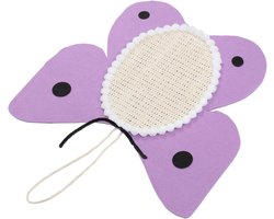 Hangende Kattenkrabmat - Kattenkrabmat Vilt Krabmat - Kattenvermaak Binnenshuis - Verstelbare Positionering - 43 x 43 x 2 cm - Grijs