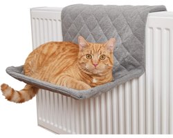 Hangmat voor Katten tot 7 kg - Geschikt voor Radiatoren (9-12 cm) - Comfortabel Kattenbed - Ruimtebesparend & Stijlvol