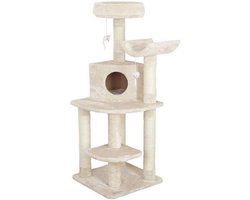 Hoekkrabboom voor Huisdieren - Beige - 56x56x130 cm