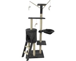 Homestyle Budget Krabpaal Pebbles 50x35x138 cm - Krabpalen - Grijs