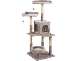 Homestyle Levi - Krabpalen - 45x45x112 cm Lichtgrijs