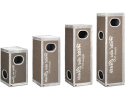 Hotel des Chats 50x50x150CM Grijs krabpaal voor katten