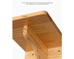 Houten Wandplank voor Katten - Klimplank en Speelmeubel voor Binnen