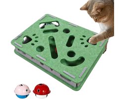 Interactieve Kattenkrabpaal Puzzeldoos met Belletjes voor Nagels Verzorging en Vermaak