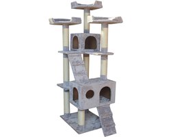 Jack and Vanilla krabpaal Belle grey / grijs 50x50x170cm