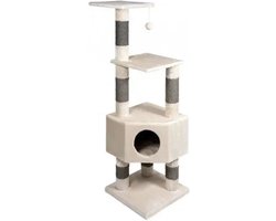 Jack And Vanilla - Krabpalen - Krabpaal Cindy - Grijs/zwart - 40x40x130cm 42/0084 - 176961