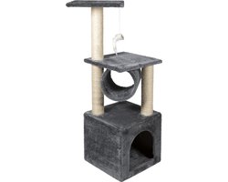 Jack And Vanilla - Krabpalen - Krabpaal Jafar - Grijs - 30x30x90cm 42/0077 - 176326