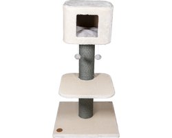 Jack And Vanilla - Krabpalen - Krabpaal Judy - Crème/grijs - 60x60x115cm 42/0118 - 177292