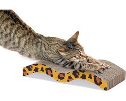 Kartonnen Krabplank met Safari-look voor Katten – 40 x 19 x 4 cm