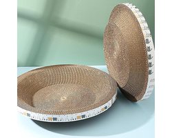 Kat Krabplank Oval Rond - Meubelbeschermer voor Spel en Training